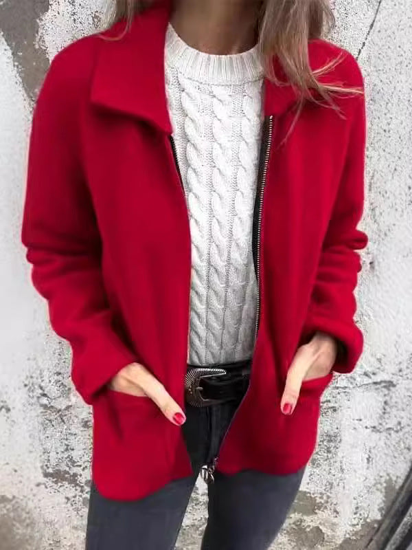 Brielle | Classic Fleece Zip-Up Jacket