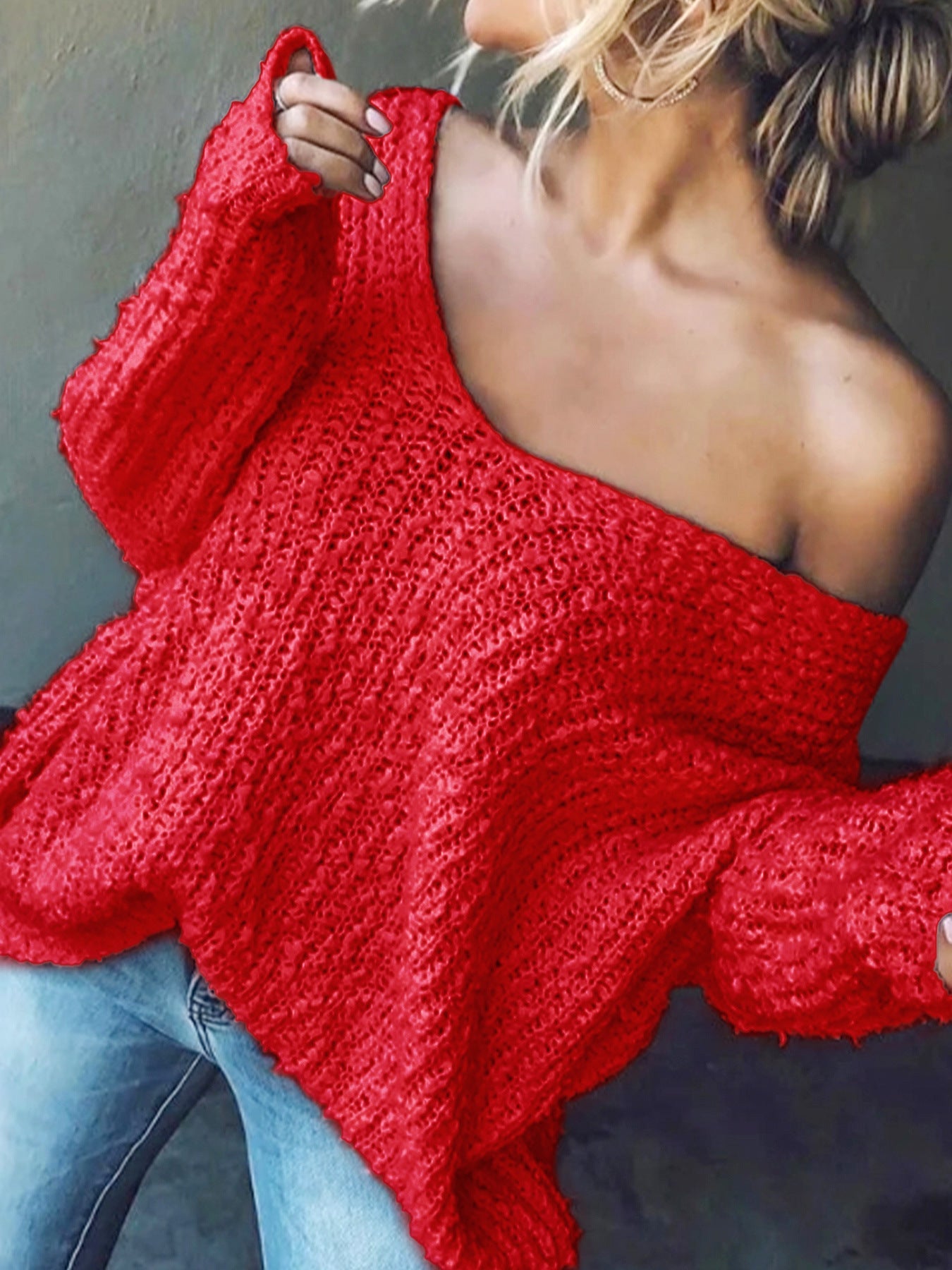 Celeste | Drop Shoulder Cozy Long Sleeve Sweater