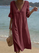 Elke | Coastal Linen Dress