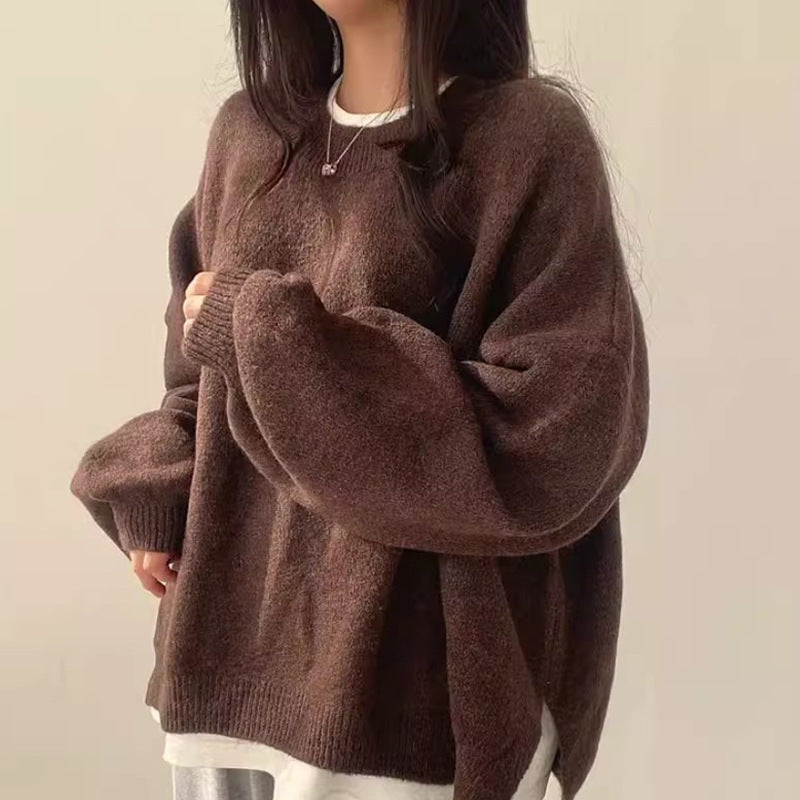 Céleste | Cozy Round Neck Knit Sweater