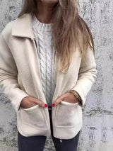 Brielle | Classic Fleece Zip-Up Jacket