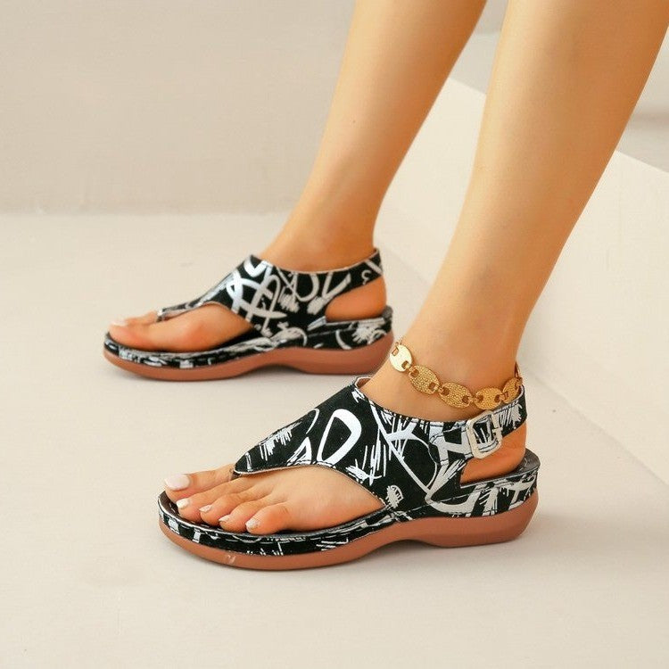 Mae | Orthopedic Floral Comfort Sandal