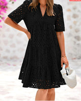Fern | Lace Ruffle Summer Dress
