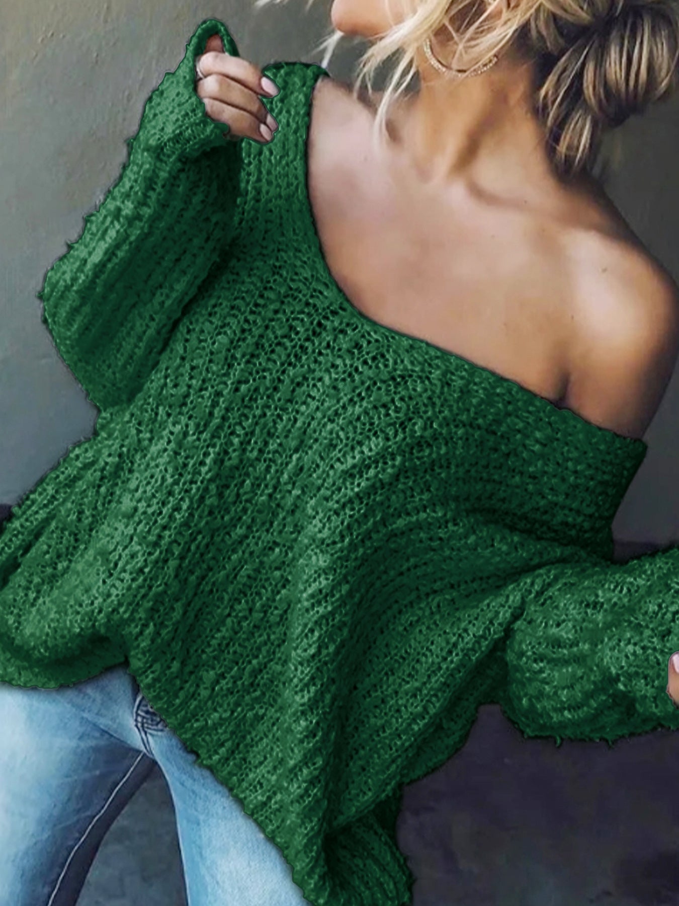Celeste | Drop Shoulder Cozy Long Sleeve Sweater