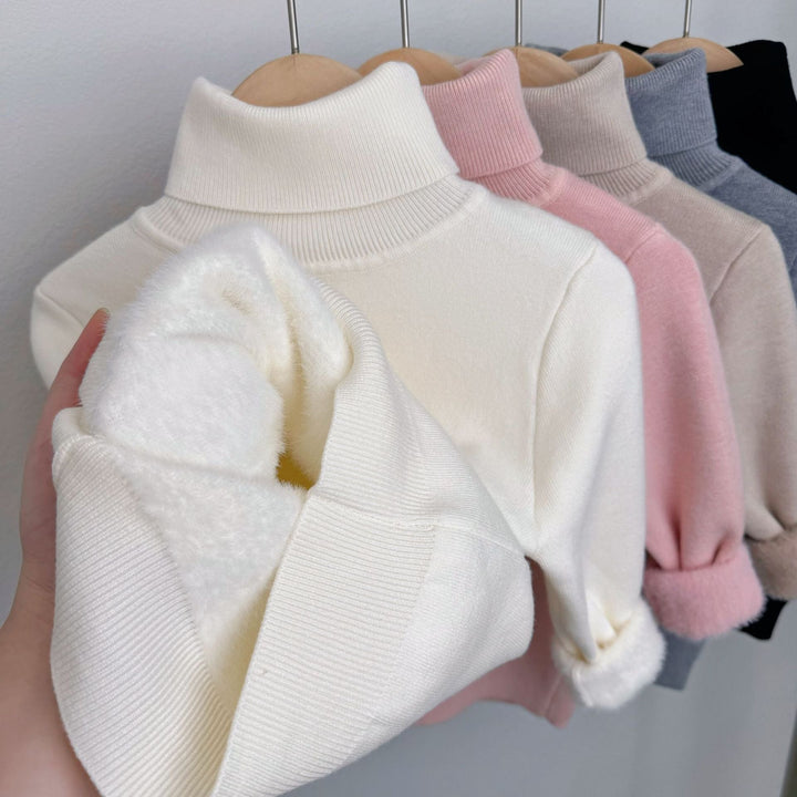 Lumi | Fleece-Lined Turtleneck Knit Sweater