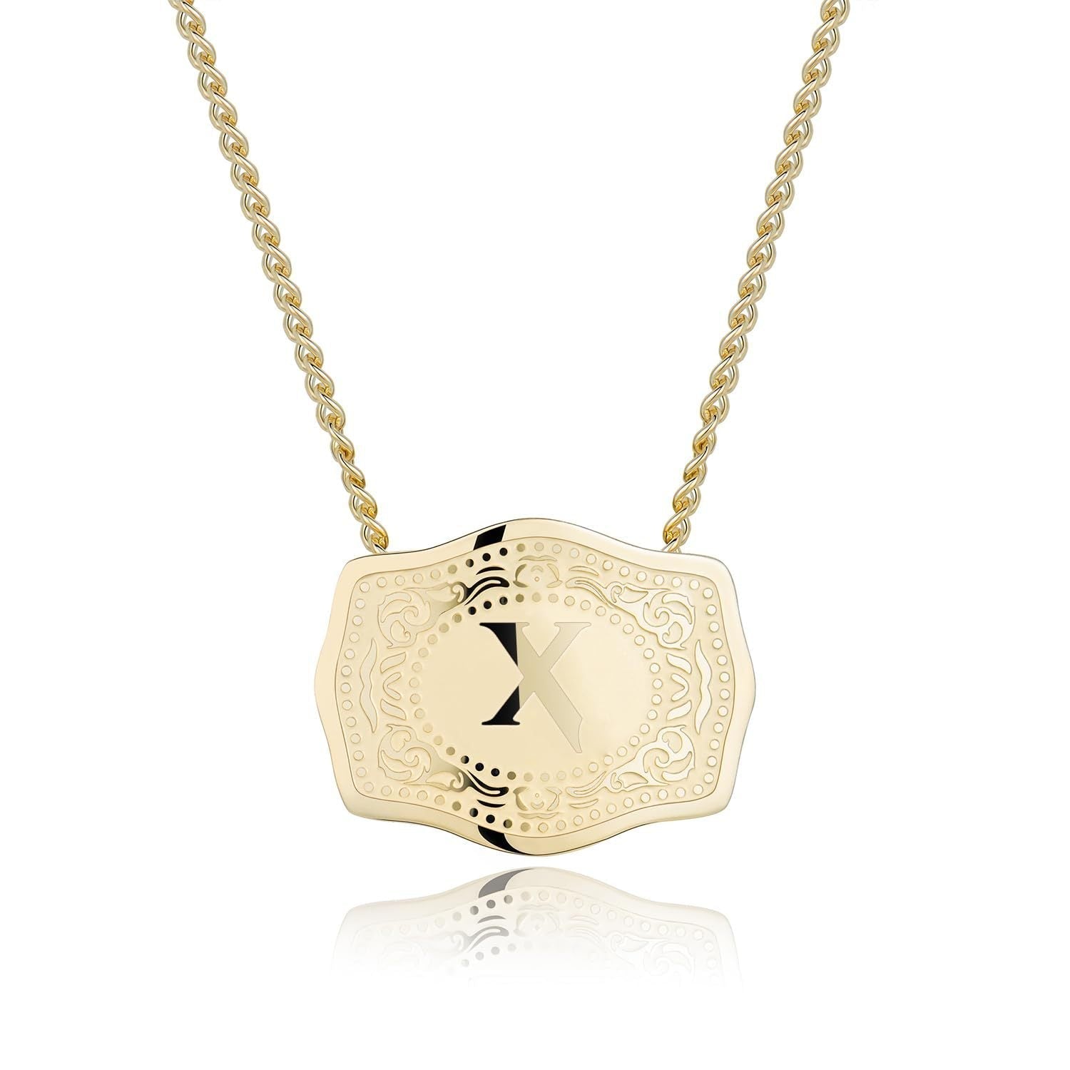 Quinn | Sleek Initial Letter Pendant Necklace