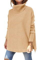 Sora | Oversized Turtleneck Knit Jumper