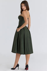 Dilly | Corset Midi Dress