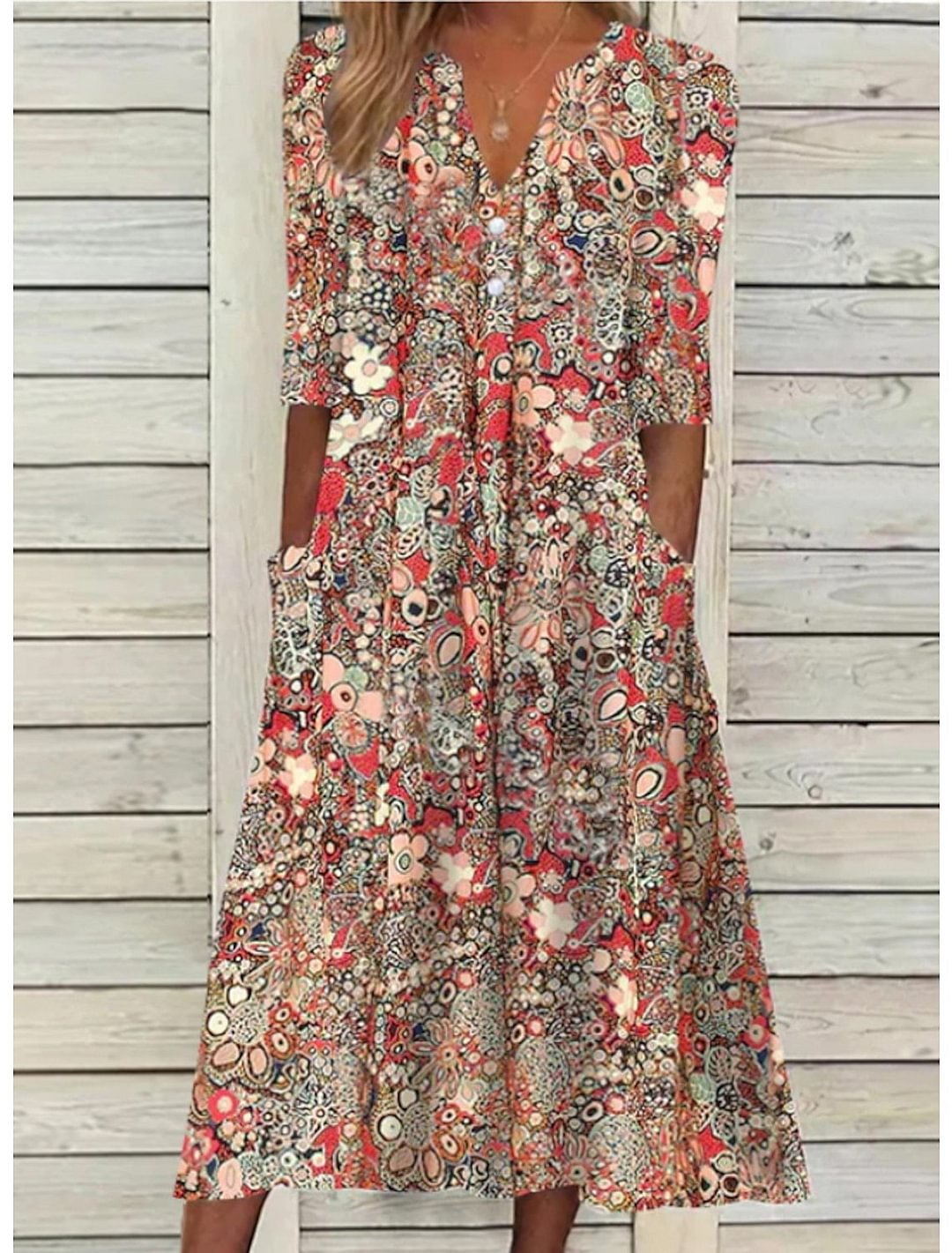Verna | Tummy-Flattering Elegant Summer Dress