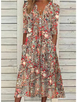 Verna | Tummy-Flattering Elegant Summer Dress