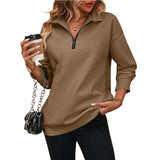 Léa | Half-Zip Casual Everyday Sweatshirt