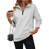 Léa | Half-Zip Casual Everyday Sweatshirt