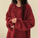 Camille | Oversized Knit Round Neck Sweater