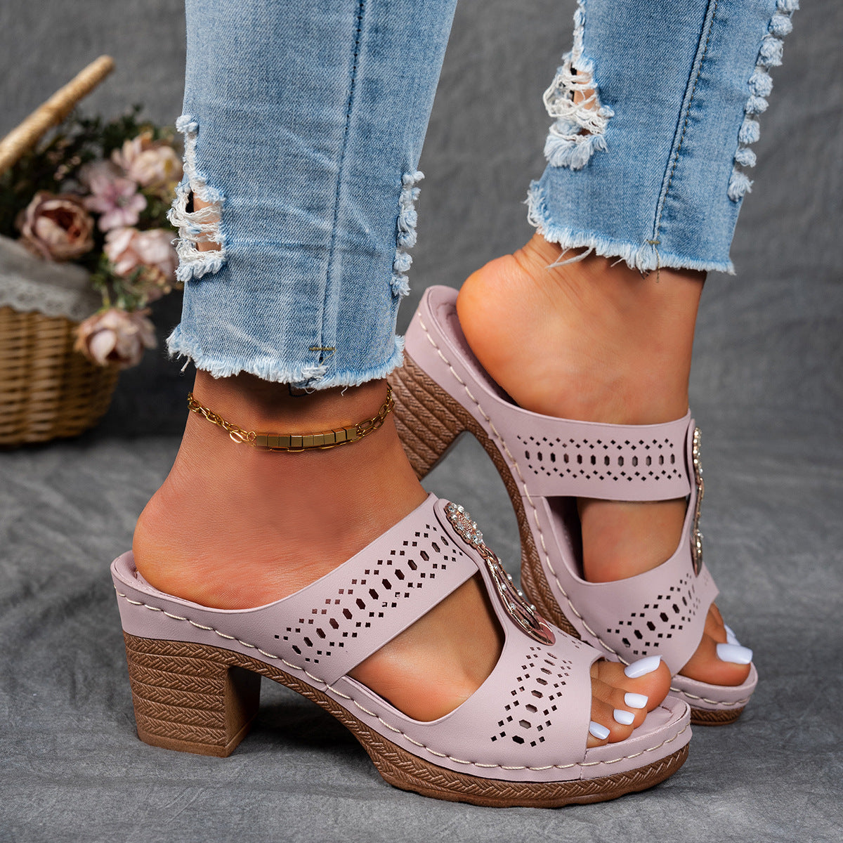 Ivah | High Heel Orthopedic Sandals