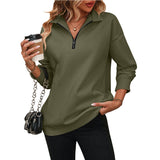 Léa | Half-Zip Casual Everyday Sweatshirt