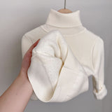 Lumi | Fleece-Lined Turtleneck Knit Sweater