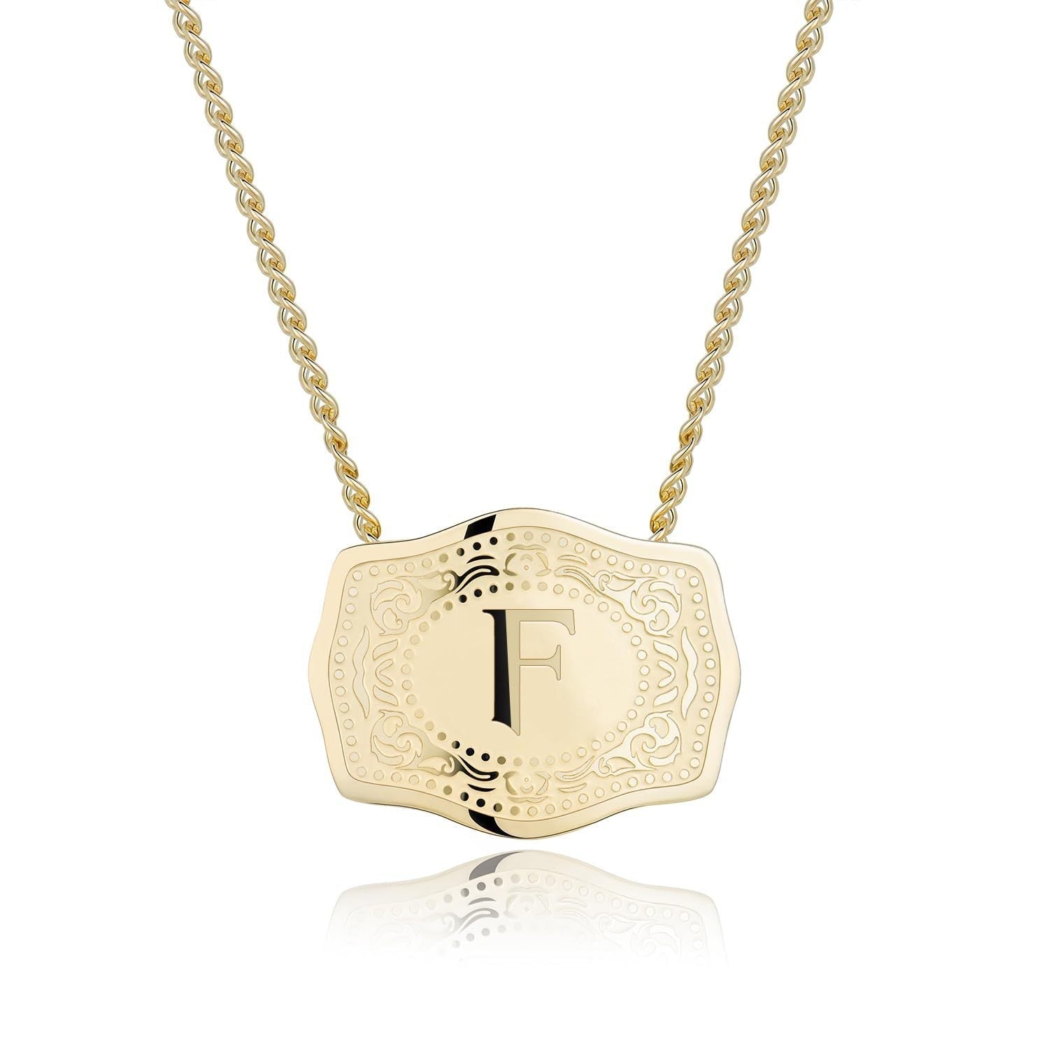 Quinn | Sleek Initial Letter Pendant Necklace