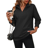 Léa | Half-Zip Casual Everyday Sweatshirt
