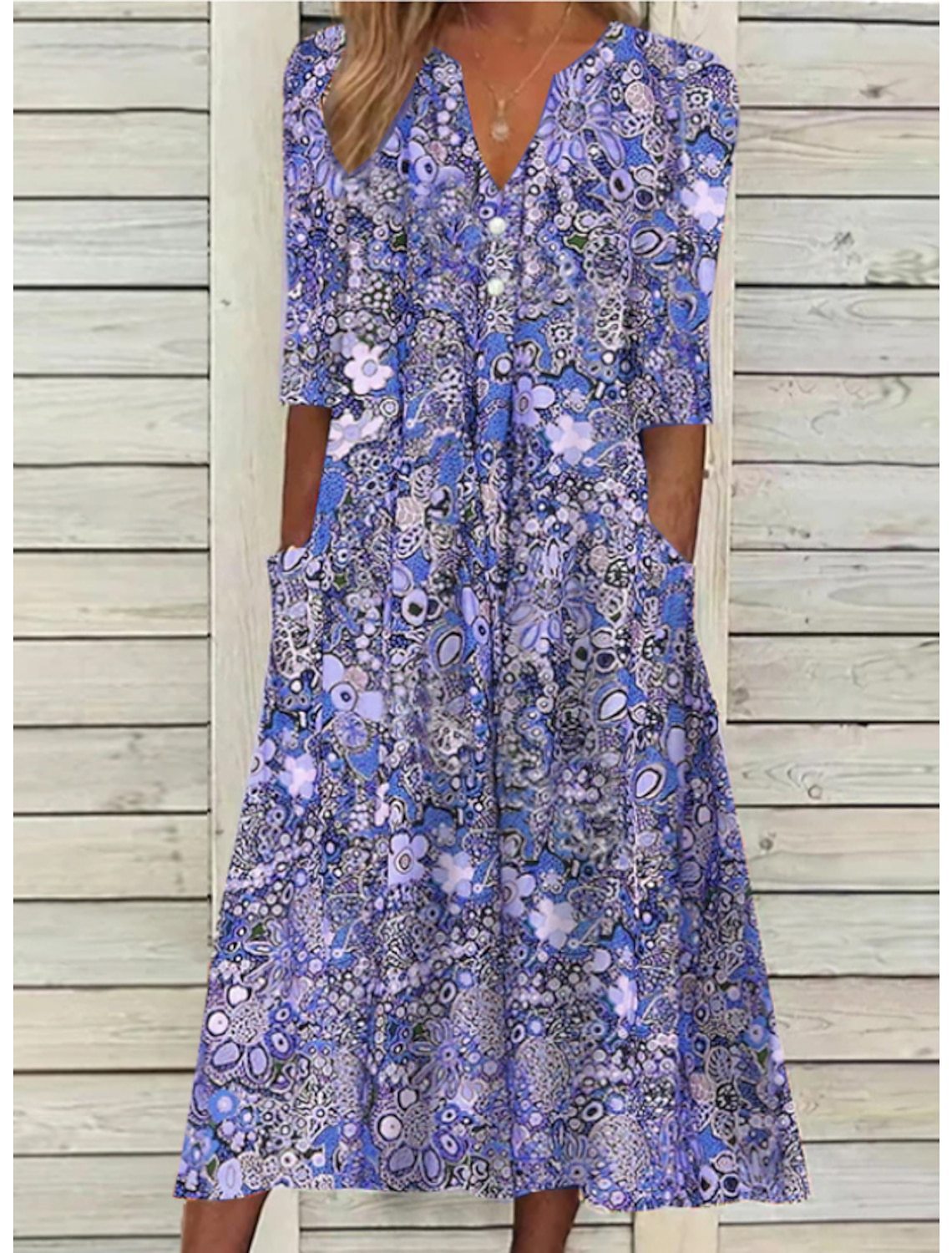 Verna | Tummy-Flattering Elegant Summer Dress