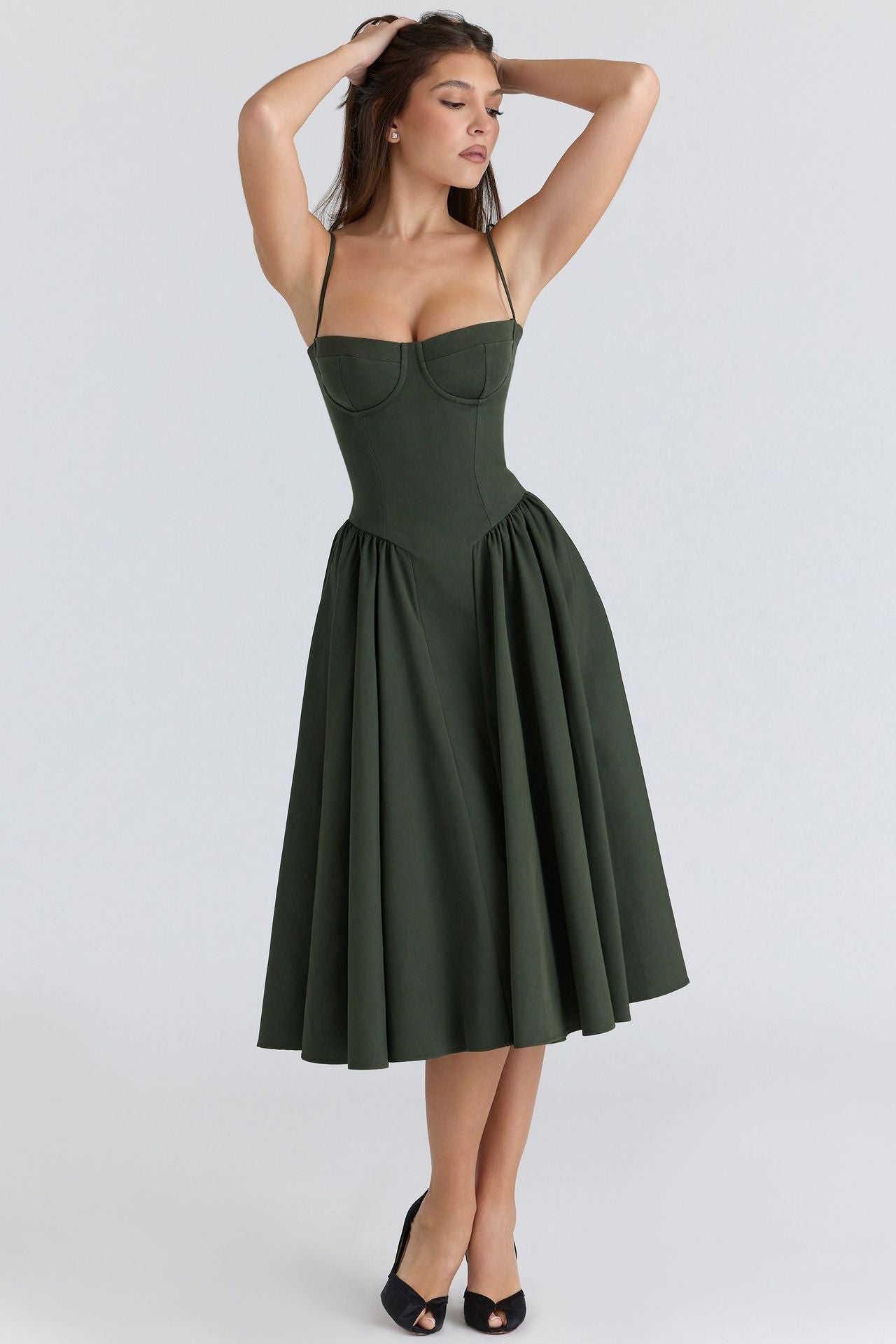 Dilly | Corset Midi Dress
