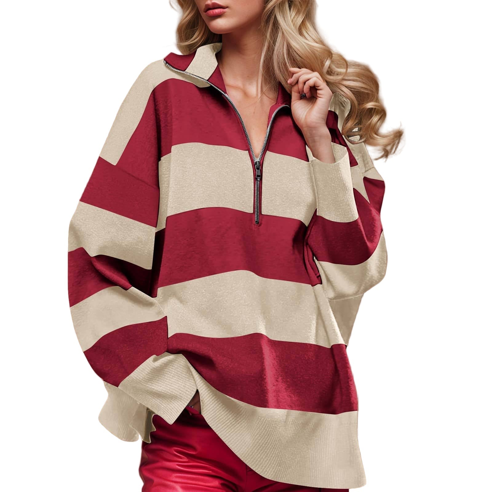 Céleste | Cozy Half-Zip Pullover Sweater
