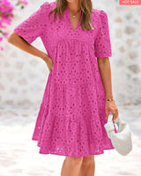 Fern | Lace Ruffle Summer Dress