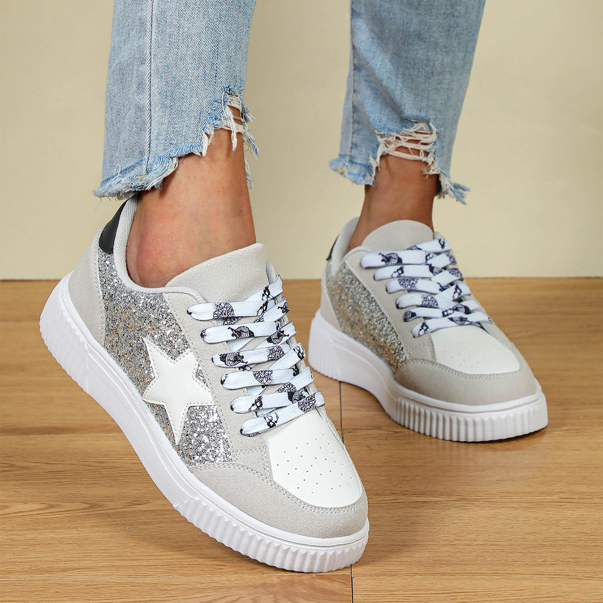 Aria | Breathable Lace-Up Running Sneakers