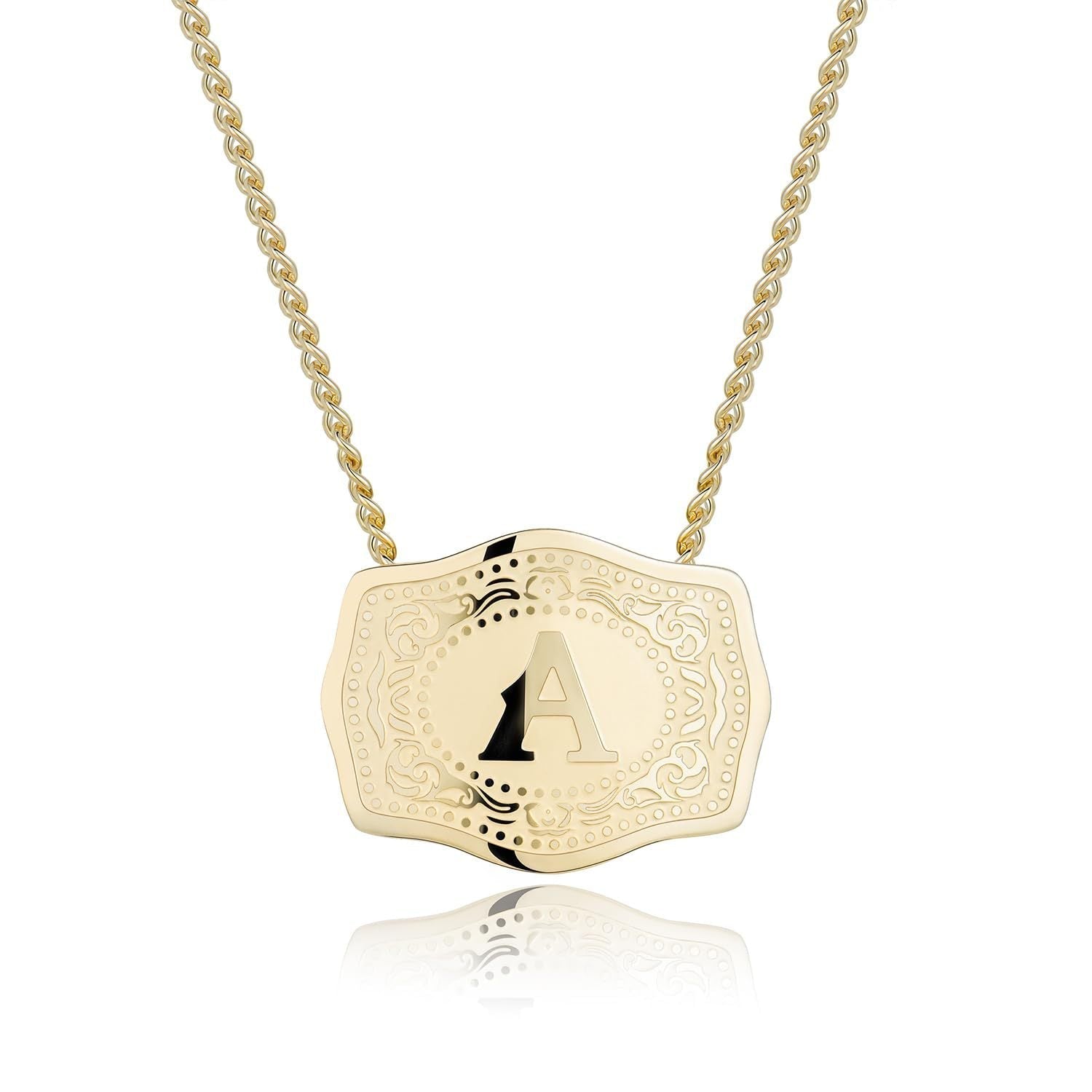 Quinn | Sleek Initial Letter Pendant Necklace