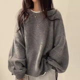 Camille | Oversized Knit Round Neck Sweater