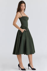 Dilly | Corset Midi Dress