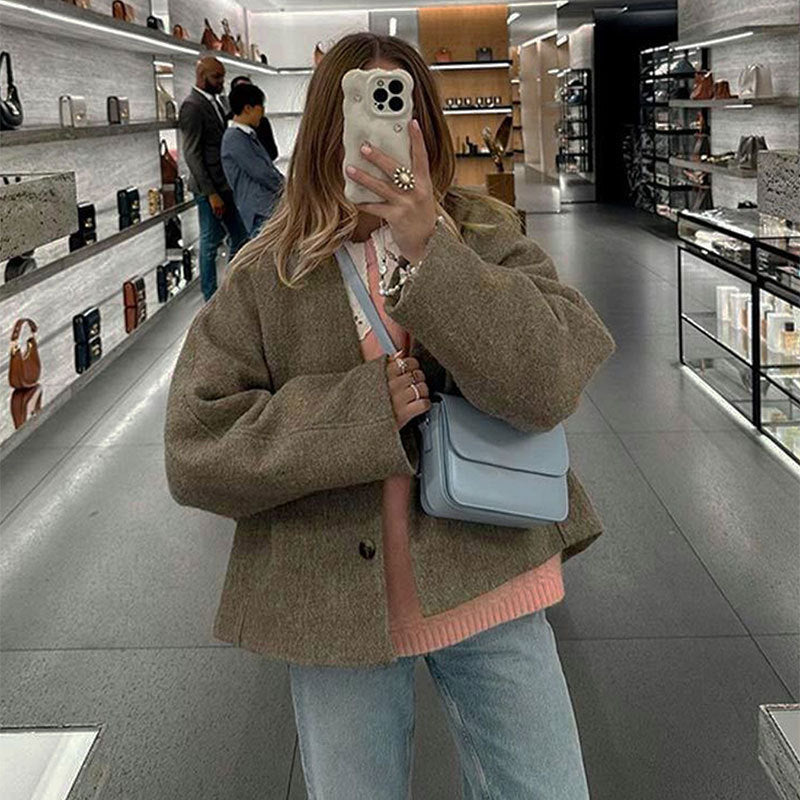 Céleste | Long Sleeve Button-Down Jacket