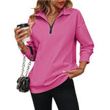 Léa | Half-Zip Casual Everyday Sweatshirt
