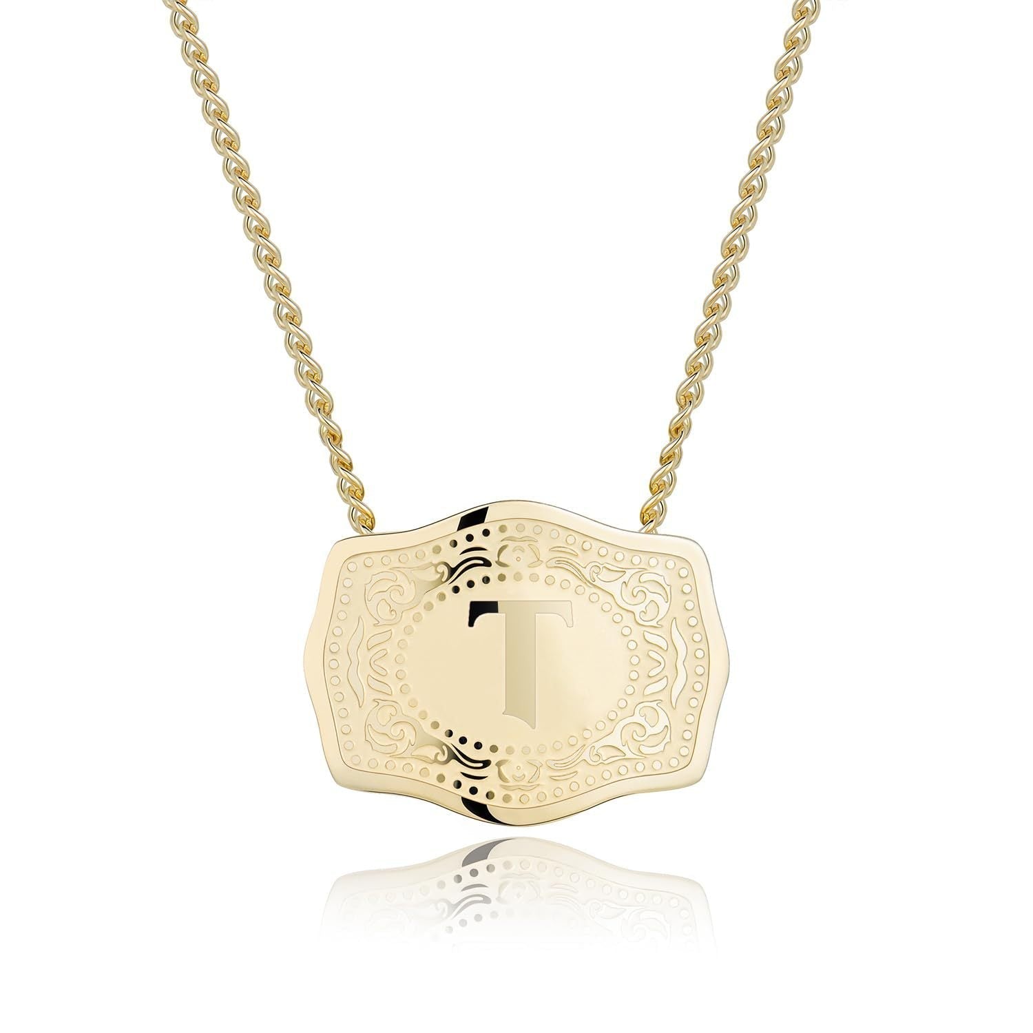 Quinn | Sleek Initial Letter Pendant Necklace