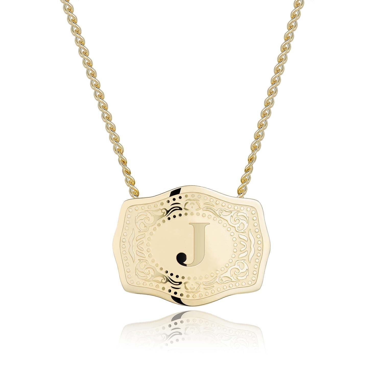 Quinn | Sleek Initial Letter Pendant Necklace