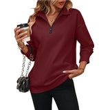 Léa | Half-Zip Casual Everyday Sweatshirt
