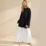 Camille | Relaxed Crewneck Cotton Sweatshirt
