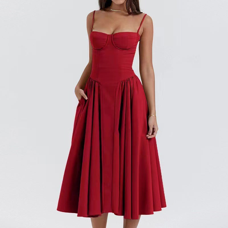 Dilly | Corset Midi Dress