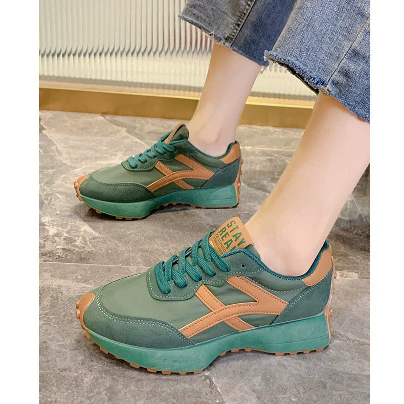 Valentina | Thick-Sole Leather Everyday Sneakers