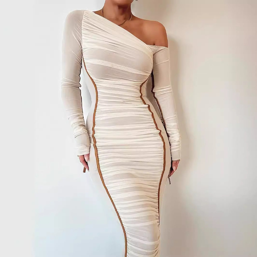Vivienne | Bodycon Long Sleeve Midi Dress