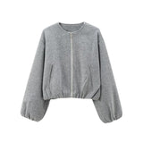 Arminda | Balloon Sleeve Casual Jacket