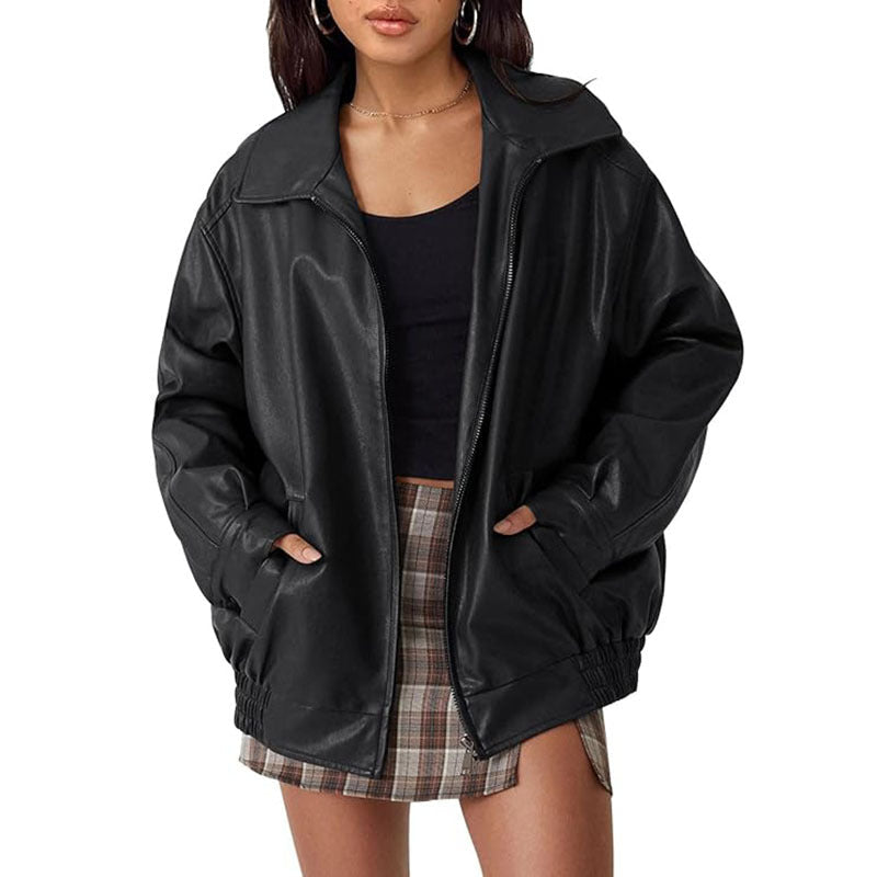 Vivienne | Oversized Moto Jacket