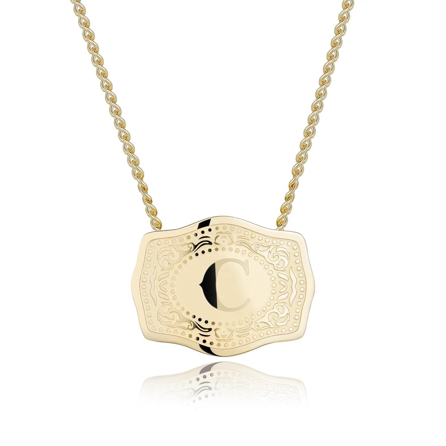Quinn | Sleek Initial Letter Pendant Necklace