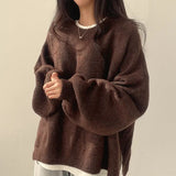 Camille | Oversized Knit Round Neck Sweater