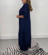 Guadalupe | Casual V-Neck Two-Piece Set