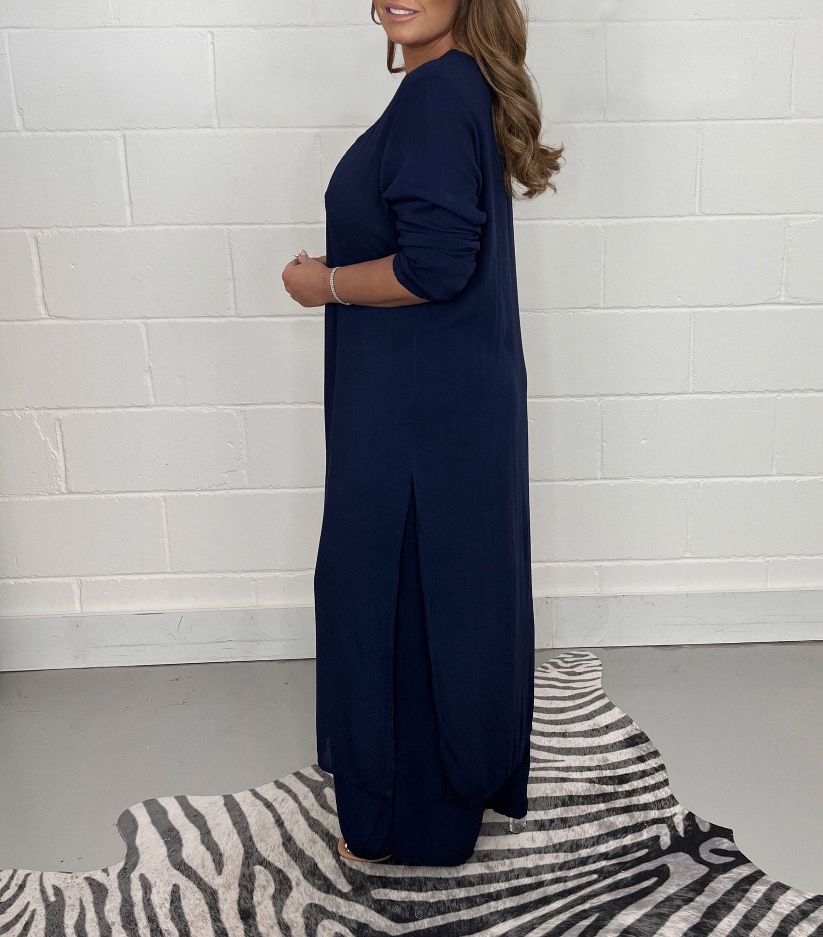 Guadalupe | Casual V-Neck Two-Piece Set