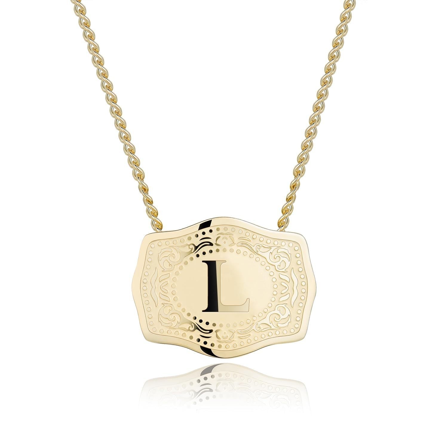 Quinn | Sleek Initial Letter Pendant Necklace