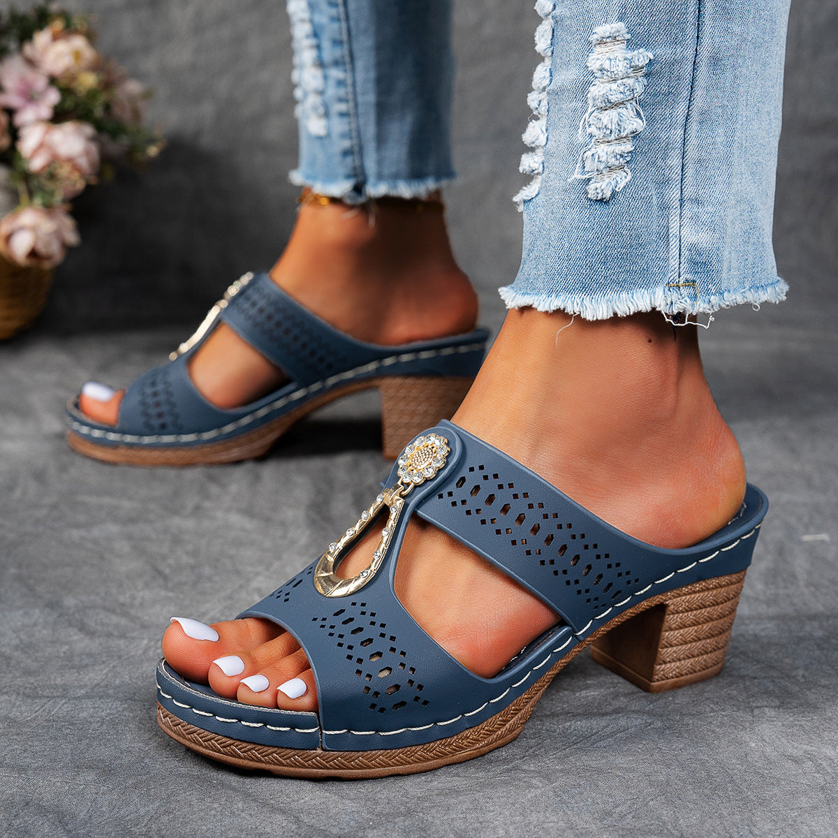 Ivah | High Heel Orthopedic Sandals