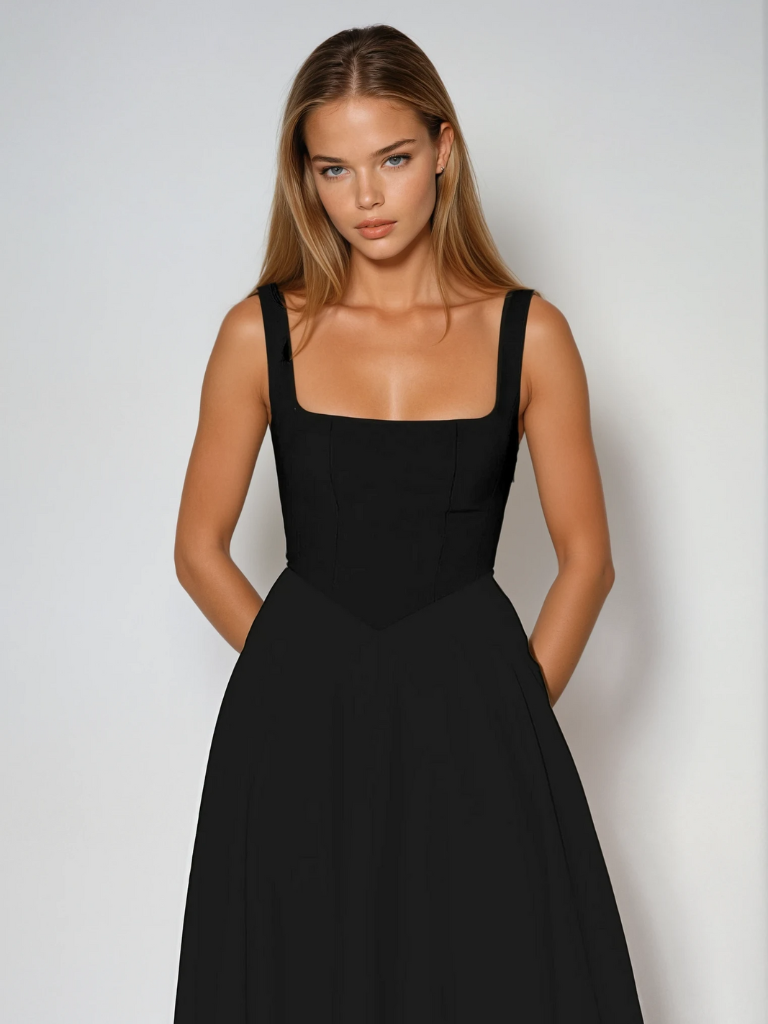 Phoebe | Lace Midi Dress Elegant