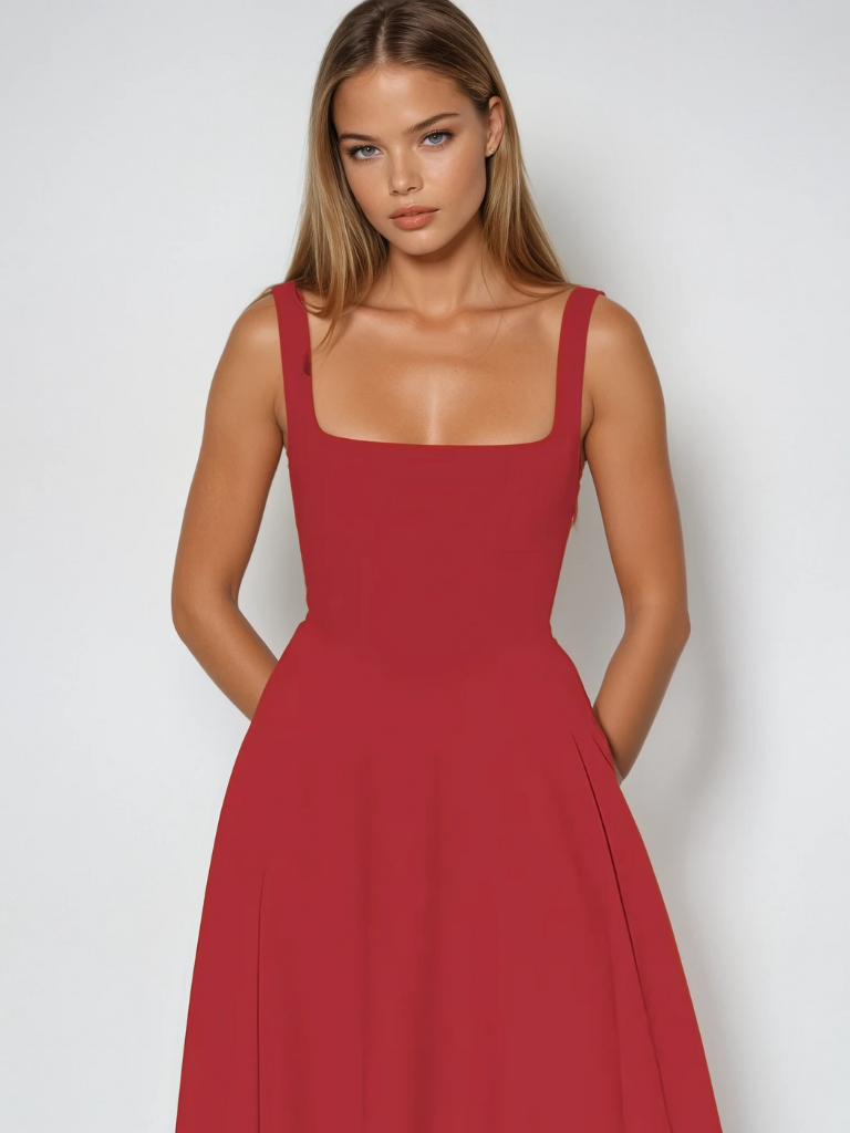 Phoebe | Lace Midi Dress Elegant