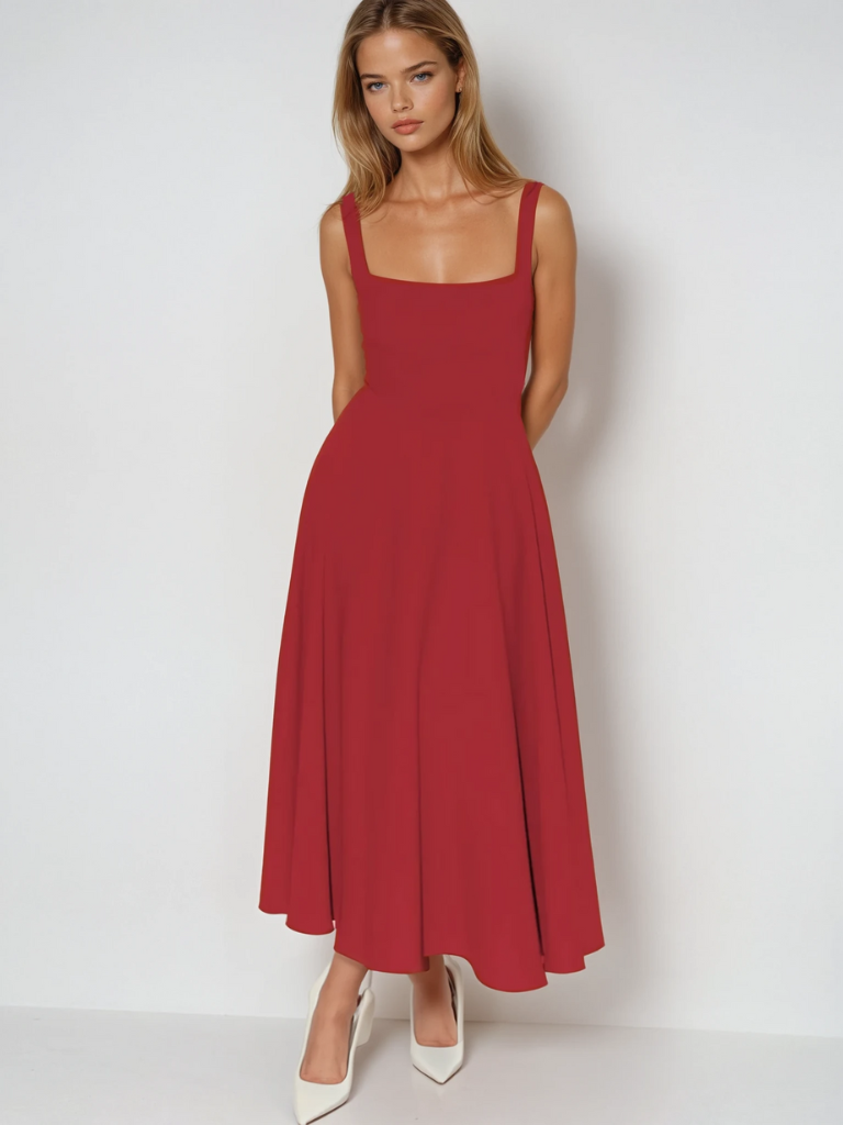 Phoebe | Lace Midi Dress Elegant